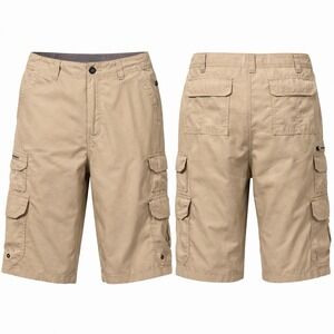 Denali Cargo Shorts Mens size 34 TAN  Lightweight